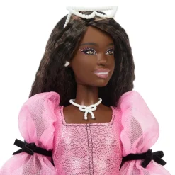 Barbie Deluxe Style Dukke Nr 14 Metallicrosa Kjole