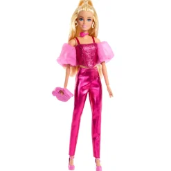Barbie Deluxe Style-dukke – Rosa Metallic