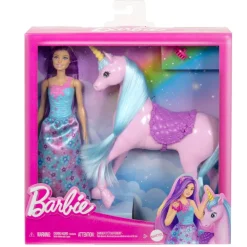 Barbie Doll & Unicorn