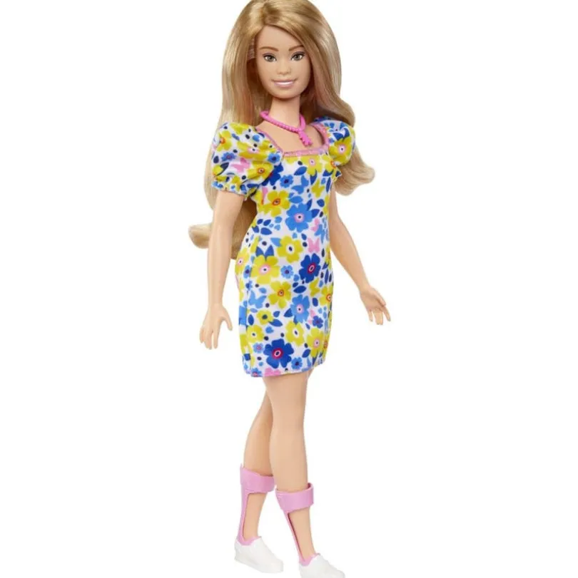 Barbie, Fashionista gul- og blåblomstret