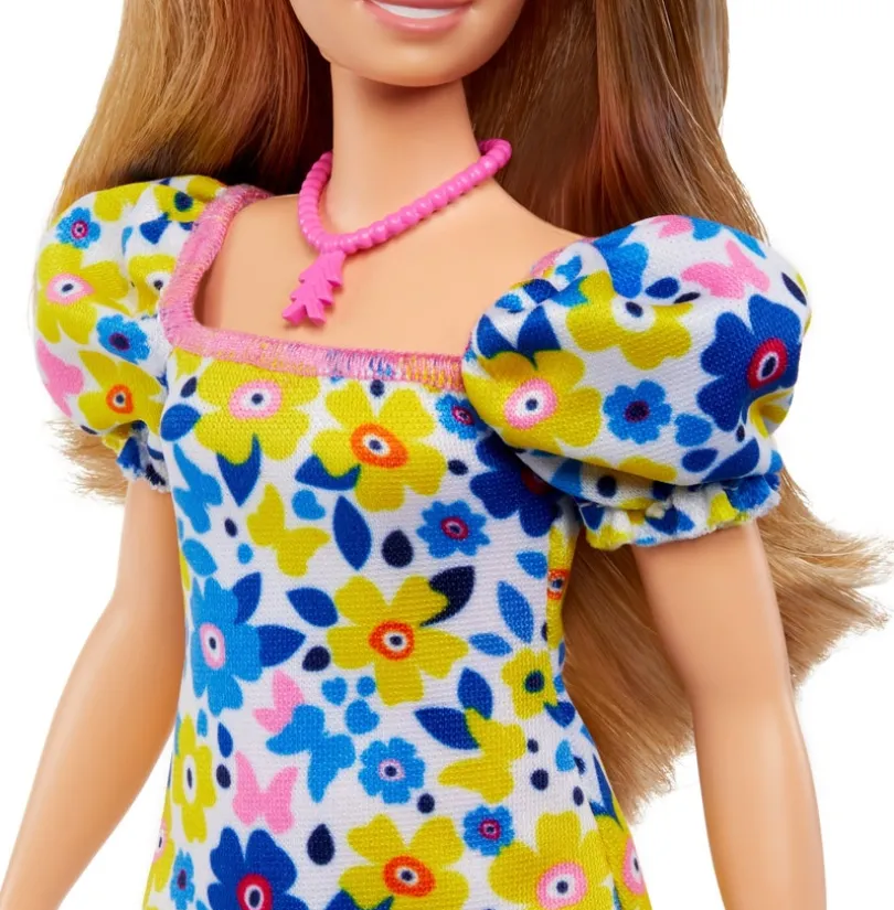 Barbie, Fashionista gul- og blåblomstret