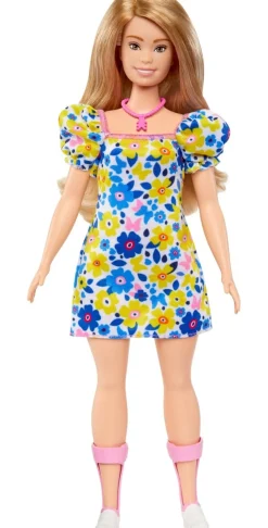 Barbie, Fashionista gul- og blåblomstret