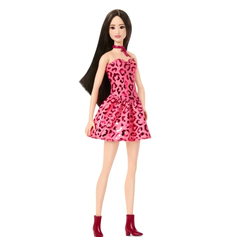 Barbie Fashionistas – Rosa Leopardkjole
