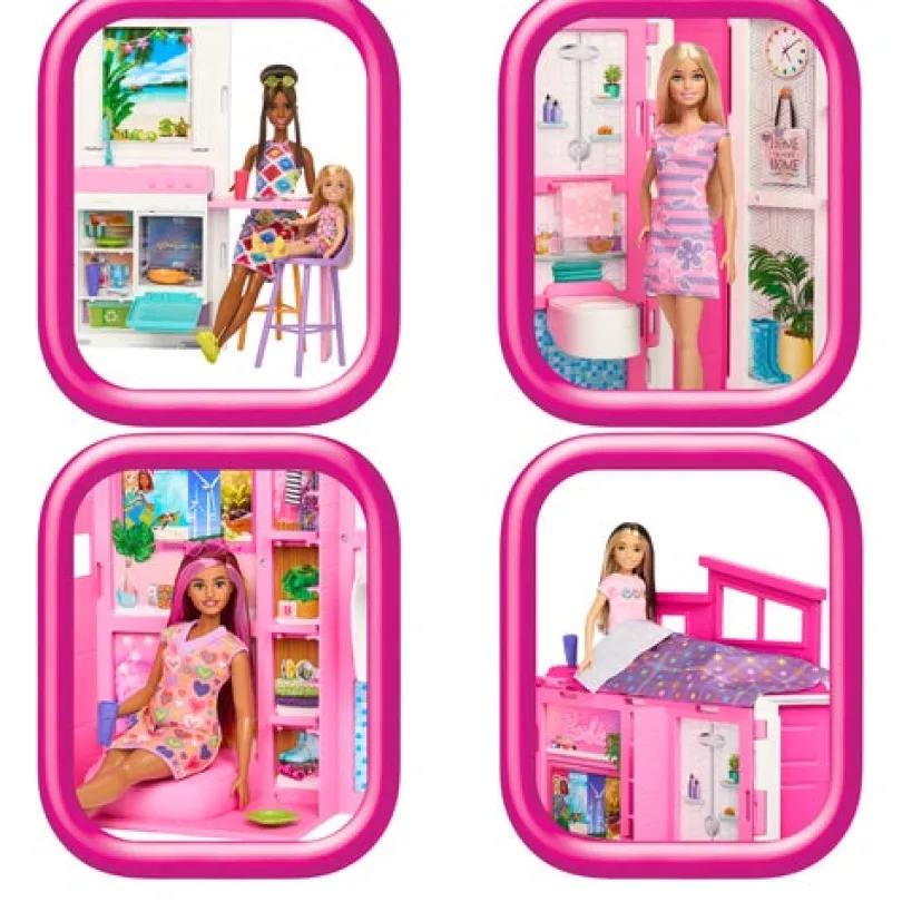 Barbie Getaway House med dukke
