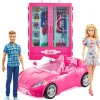 Barbie & Ken Car and Closet Gift Set