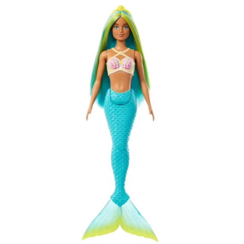 Barbie Mermaid - Blått/Grønt Hår