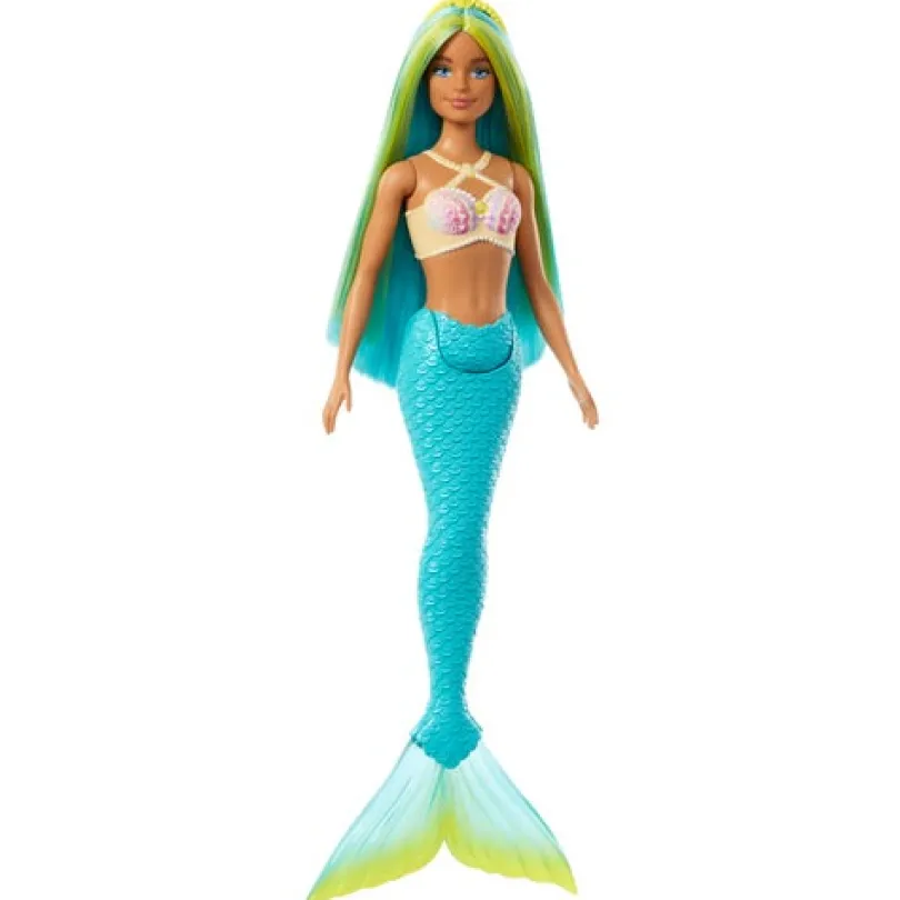 Barbie Mermaid - Blått/Grønt Hår