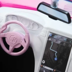 Barbie Rosa Cabriolet med rullende hjul