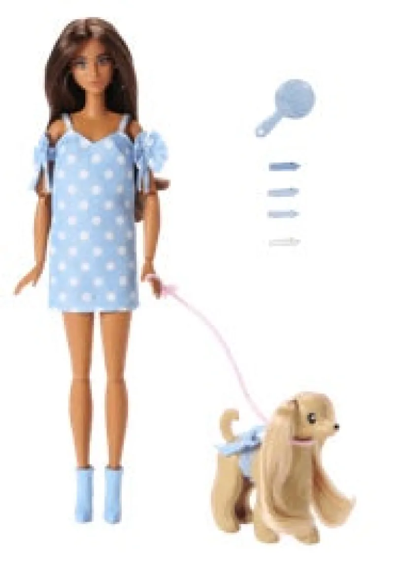 Barbie Twinning Looks Brunette Polka Dots