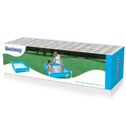Bestway, Blå rammebasseng 122x122x30,5 cm 365 liter