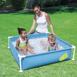Bestway, Blå rammebasseng 122x122x30,5 cm 365 liter