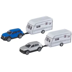Bil med campingvogn 25 cm