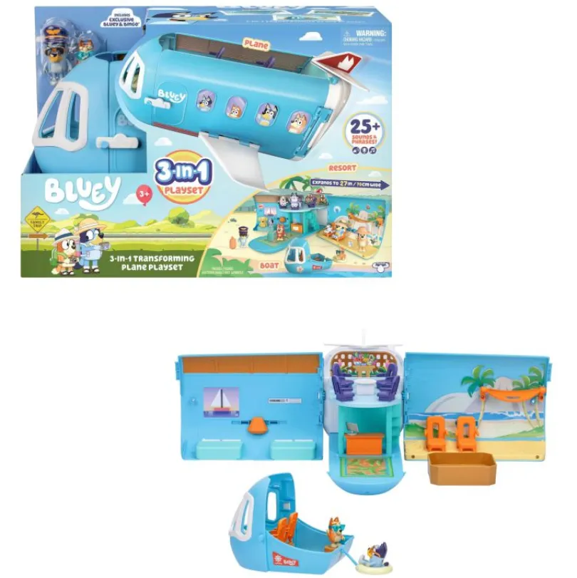 Bluey, Blueys Escape Flyvende Ombyggbar Fly