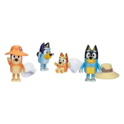 Bluey, feriefigur 4-pk familietur