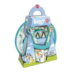 Bluey 5-pk. Skli-sikker: Tallerken/Skål/Drikkeglass/Bestikk