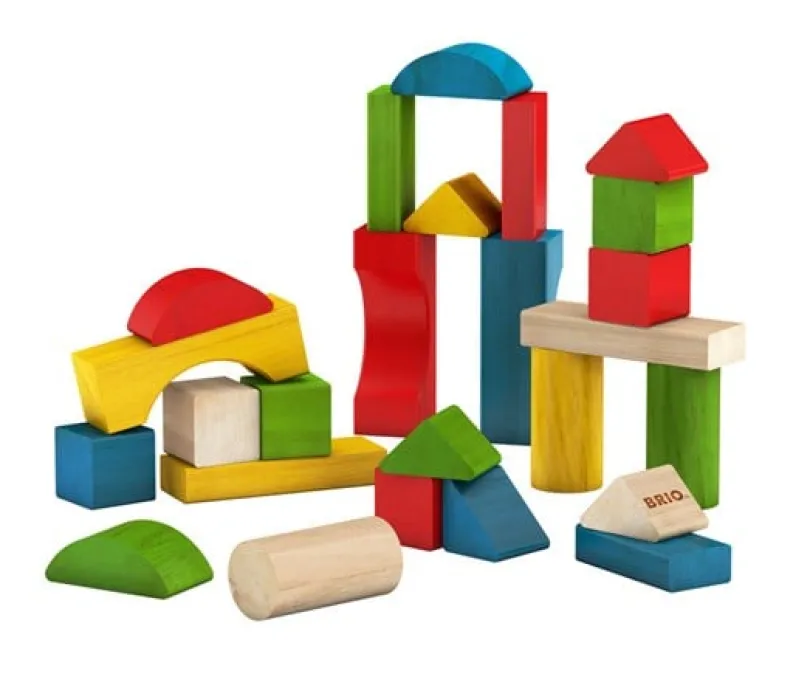 BRIO, Fargede treklosser, 25 stk
