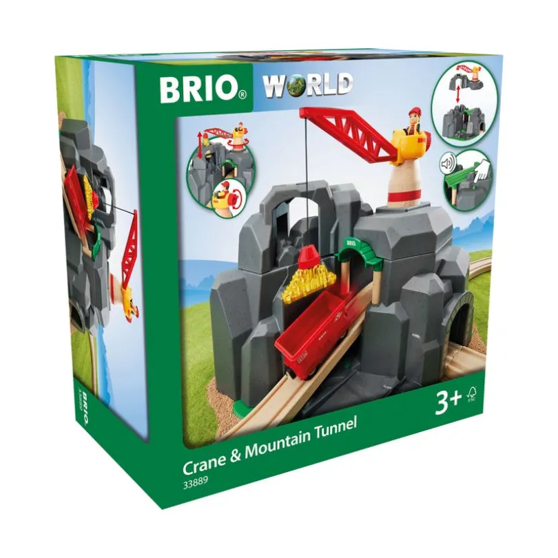 BRIO, Lift & Load 33889 Løftekran og tunnel
