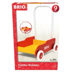 BRIO Lære-å-gå-vogn – Gåvogn med justerbart håndtak og brems fra 1 år