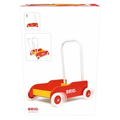 BRIO Lære-å-gå-vogn – Gåvogn med justerbart håndtak og brems fra 1 år