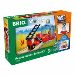 BRIO 33976, Redningsaksjon Tunnelfartøysett Smart Tech Lyd