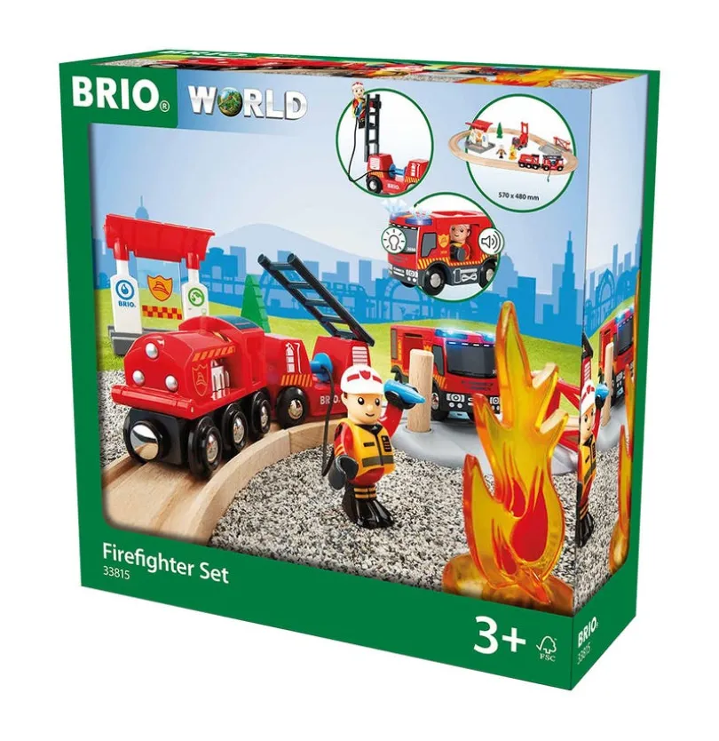 BRIO, Togsett med brannmannstema