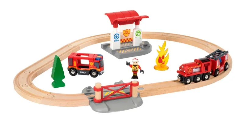 BRIO, Togsett med brannmannstema