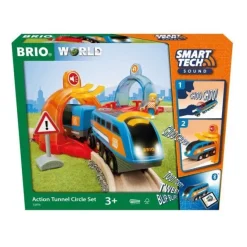 BRIO World 33974, Smart Tech Sound Action Tunnel Circle Set
