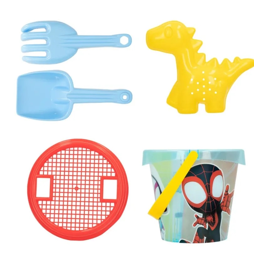 Bøtte sett, Spidey med 5 deler 14 cm