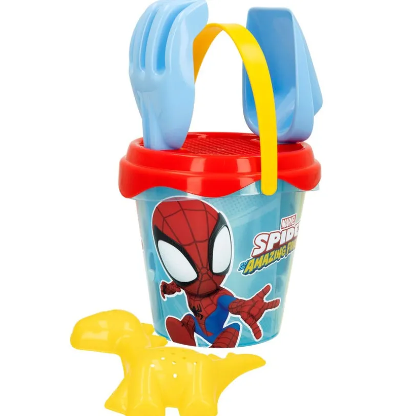 Bøtte sett, Spidey med 5 deler 14 cm