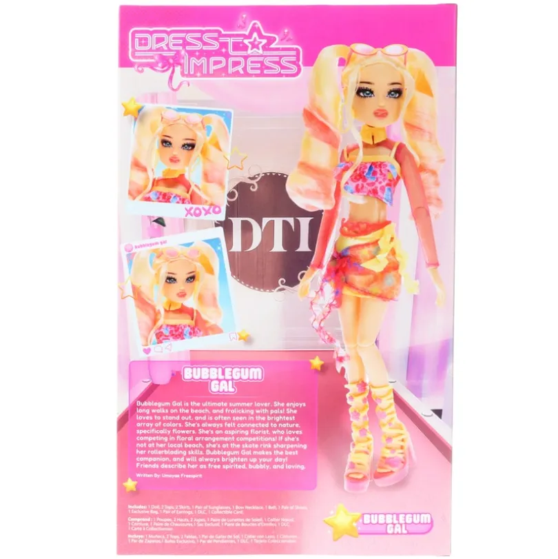 Bubble Gum Gal Modedukke - Dress To Impress