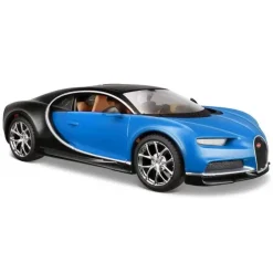 Bugatti Chiron modellbil 1:24 blå