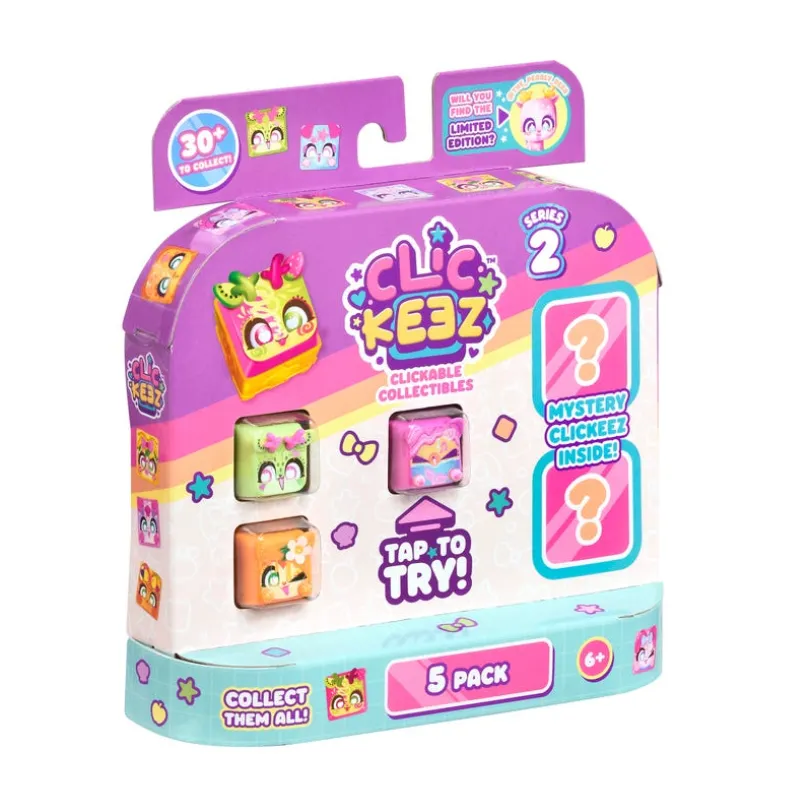 Clickeez Multipack Series 2 – 5 fidgets med klikkelyd