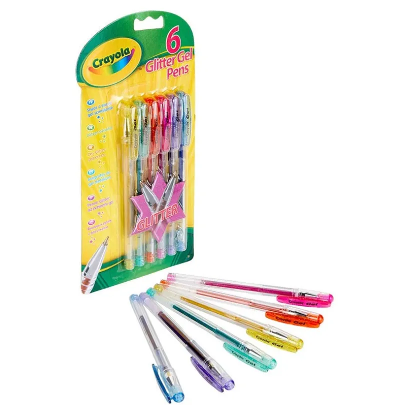 Crayola 6 - Glitterpenner