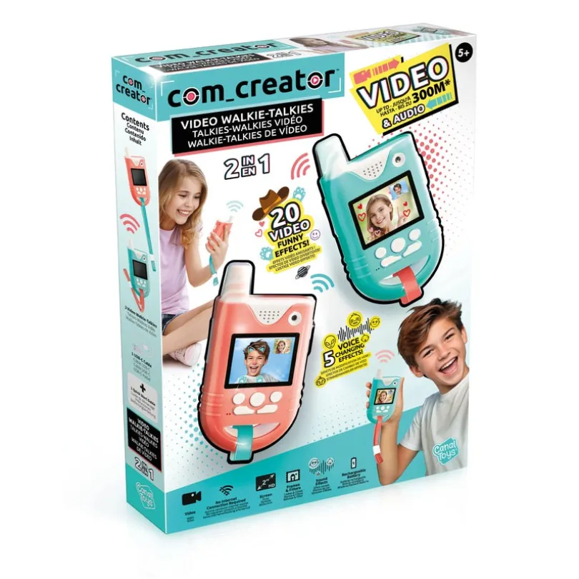 CREATOR Video Walkie-Talkies med røsteffekter