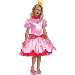 Disguise Super Mario Costume Princess Fancy Peach S (5-6)