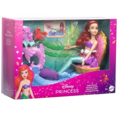 Disney Princess Ariel med vogn og sjøhest