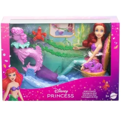 Disney Princess Ariel med vogn og sjøhest