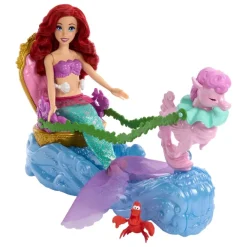 Disney Princess Ariel med vogn og sjøhest