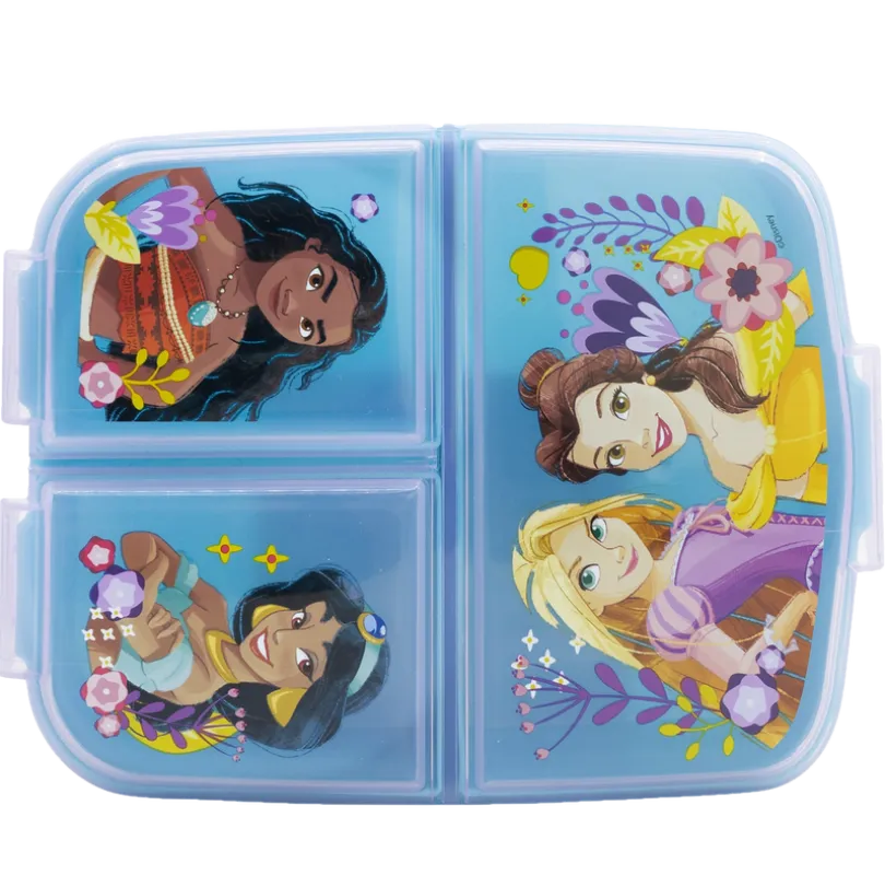 DISNEY PRINCESS, Matboks med flere rom, 18 x 13 cm