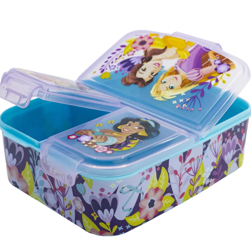 DISNEY PRINCESS, Matboks med flere rom, 18 x 13 cm