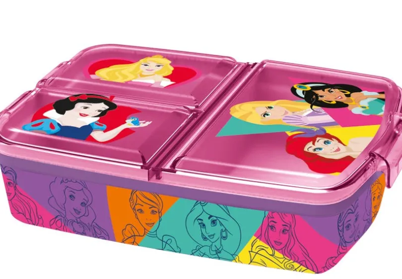 DISNEY PRINCESS multi comp. sandwich box, 18x13 cm