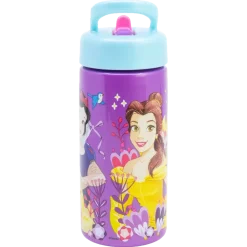 DISNEY PRINCESS, Vannflaske med sugerør, 420 ml