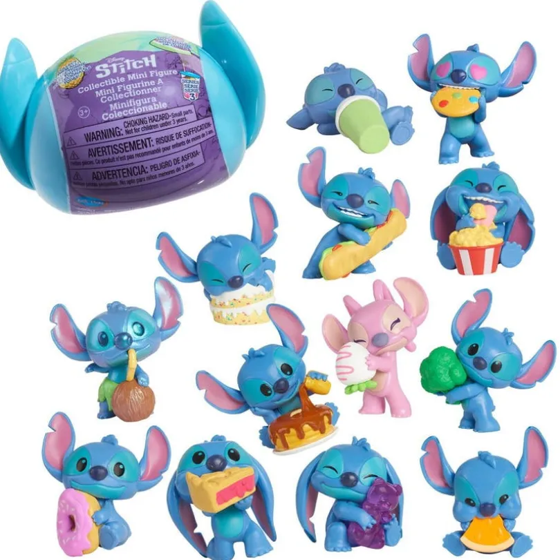 Disney Stitch, Feed Me Blind Box-figurer 5 cm
