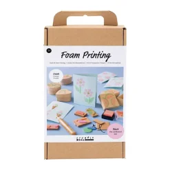 Diy Kit Stempeltrykk, Beige, Klar Rød, Mint, Mellom