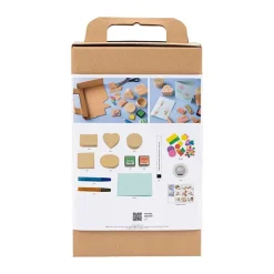 Diy Kit Stempeltrykk, Beige, Klar Rød, Mint, Mellom