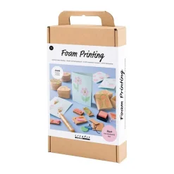 Diy Kit Stempeltrykk, Beige, Klar Rød, Mint, Mellom