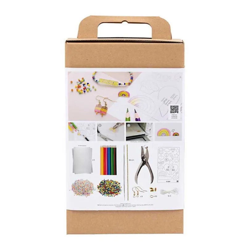 Diy Mix Krympeplastark, Smykker, 1 Pakke.