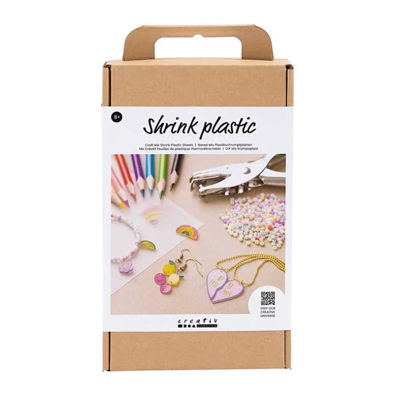 Diy Mix Krympeplastark, Smykker, 1 Pakke.