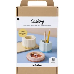 Diy-set Støping, Rød, Blå, Lysgul