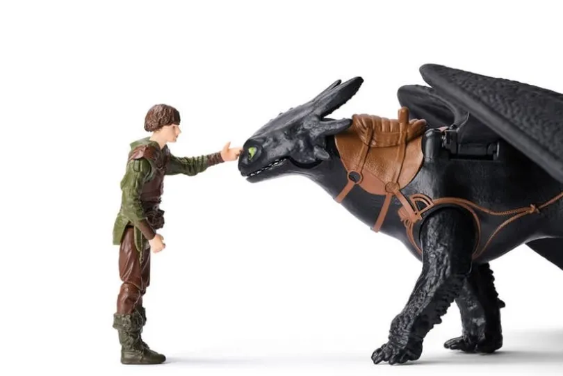 Dragons Movie Viking & Dragon, Toothless & Hiccup